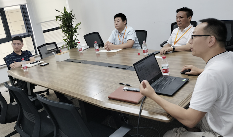 江苏PA捕鱼官方网站新能源（集团）有限公司总经理郑海青带队参访南京磁谷科技有限公司