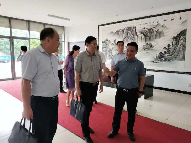 镇江市丹徒区高促会调研江苏PA捕鱼官方网站新能源（集团）有限公司